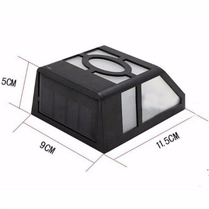 Applique Murale Solaire 2 Veilleuses Noire