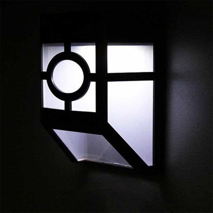 Applique Murale Solaire 2 Veilleuses Noire