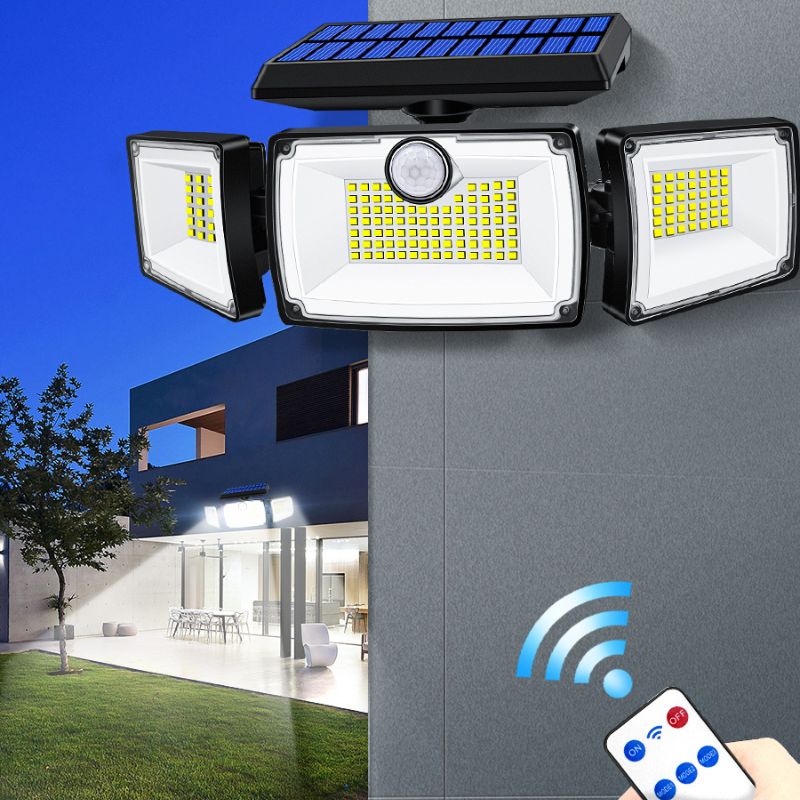 Applique murale exterieur solaire avec detecteur de mouvement (167 LED)