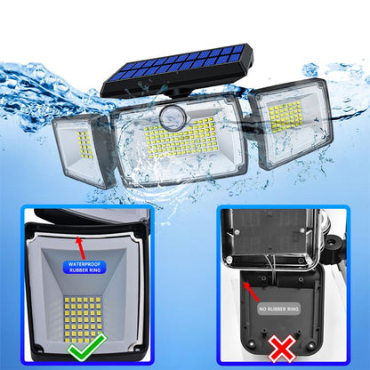 Applique murale exterieur solaire avec detecteur de mouvement (167 LED)