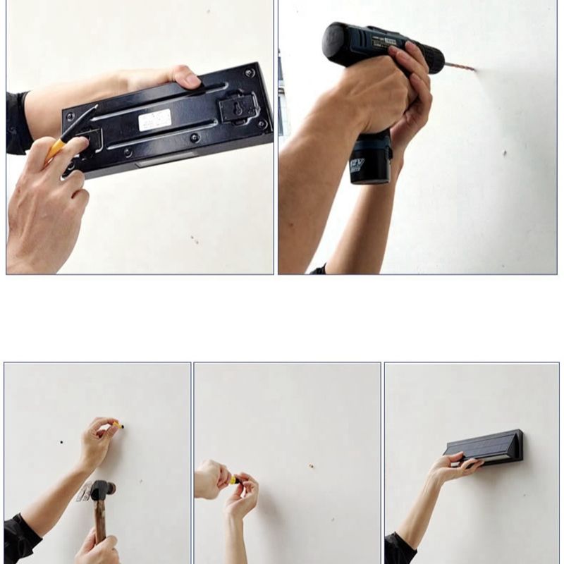 Applique murale extérieur solaire avec télécommande (Alu)