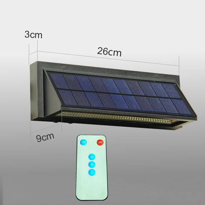 Applique murale extérieur solaire avec télécommande (Alu)