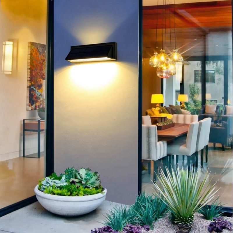 Applique murale extérieur solaire avec télécommande (Alu)