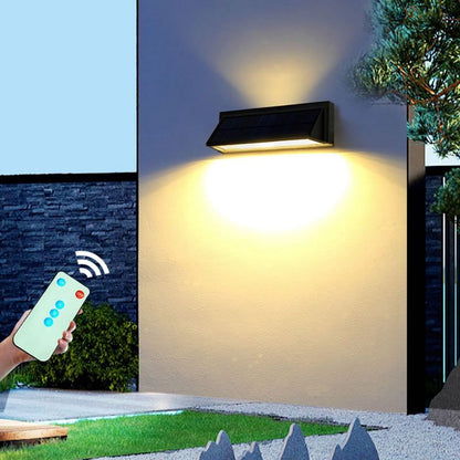 Applique murale extérieur solaire avec télécommande (Alu)
