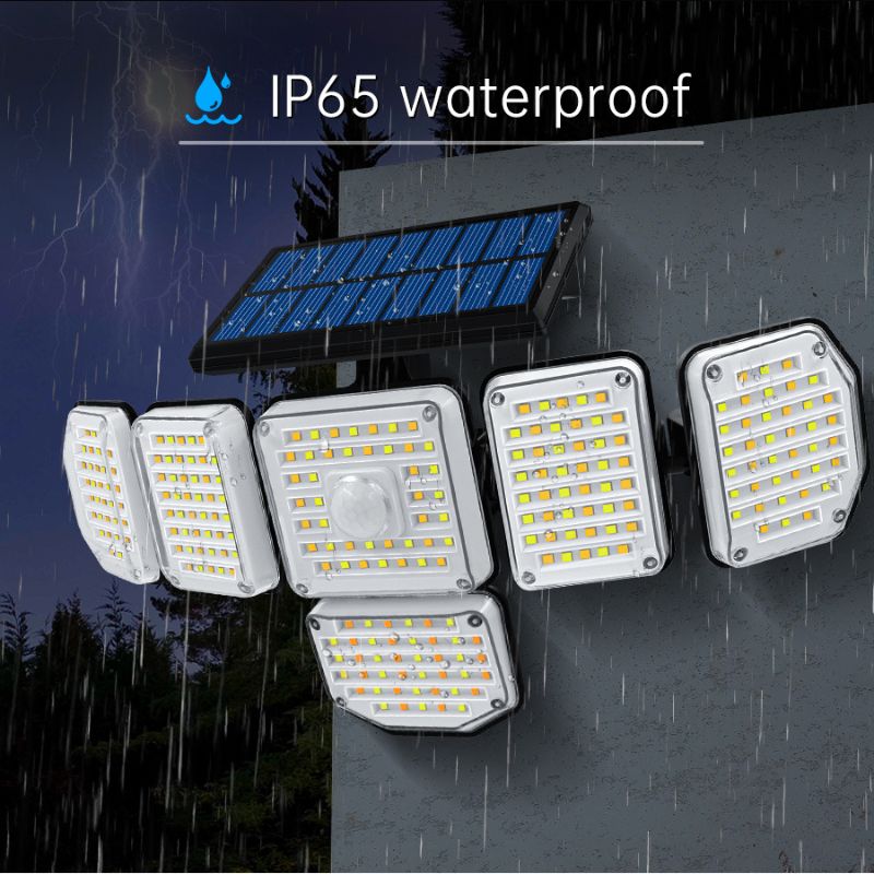Applique murale solaire jardin (256 LED)