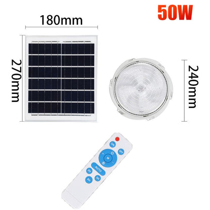 Applique mural solaire télécommande (246 LED / 100 W)