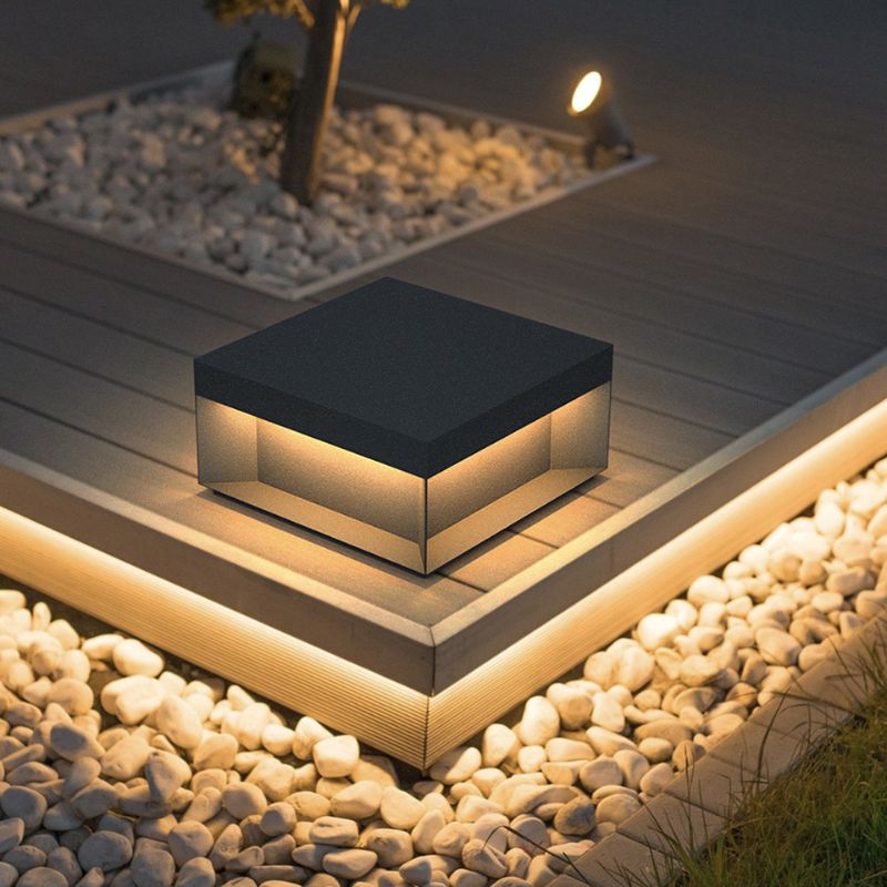 Lampe solaire design Applique Black Boite