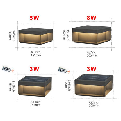 Lampe solaire design Applique Black Boite