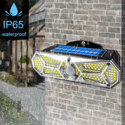 Applique solaire murale avec détecteur de mouvement (158 LED)