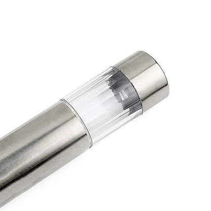 Balise solaire extérieure Piquet Argenté Inox