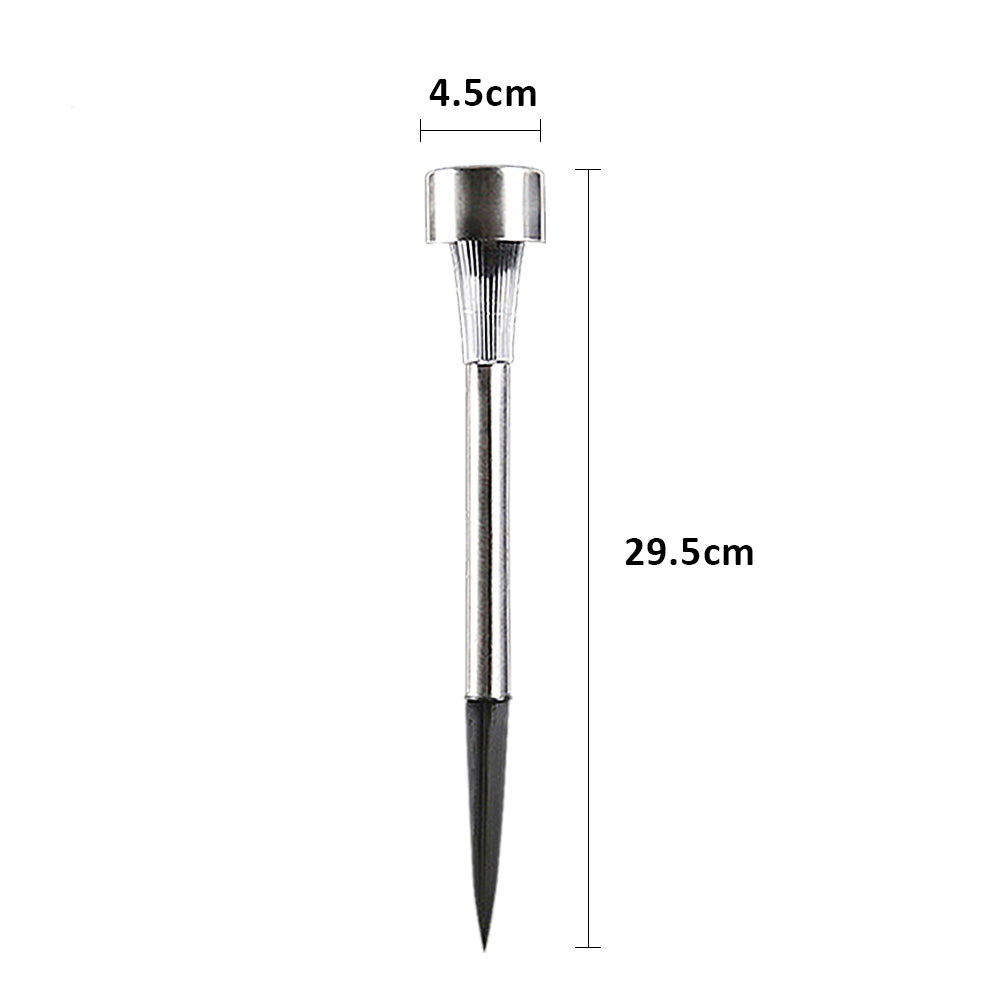 Balise solaire extérieure 10 Pièces Multicolore Inox