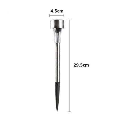 Balise solaire extérieure 10 Pièces Multicolore Inox
