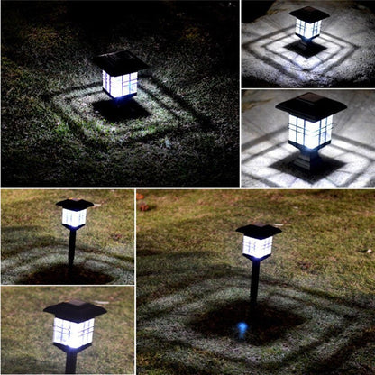 Lampe solaire jardin Piquet ou Pilier (2en1)