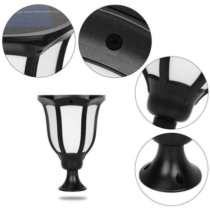 Lampe solaire jardin Flamme Rétro en 3 Style (2Pcs)