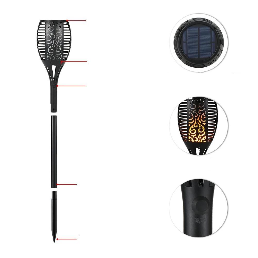 Borne Solaire <br> Flamme de Jardin