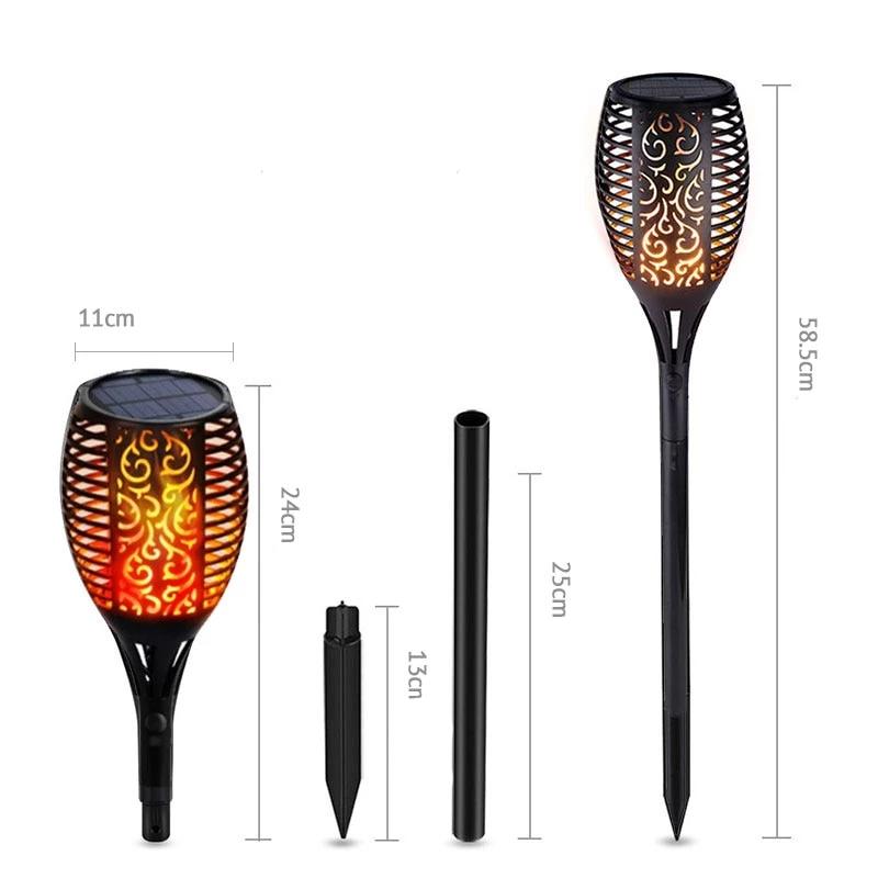 Borne Solaire <br> Flamme de Jardin