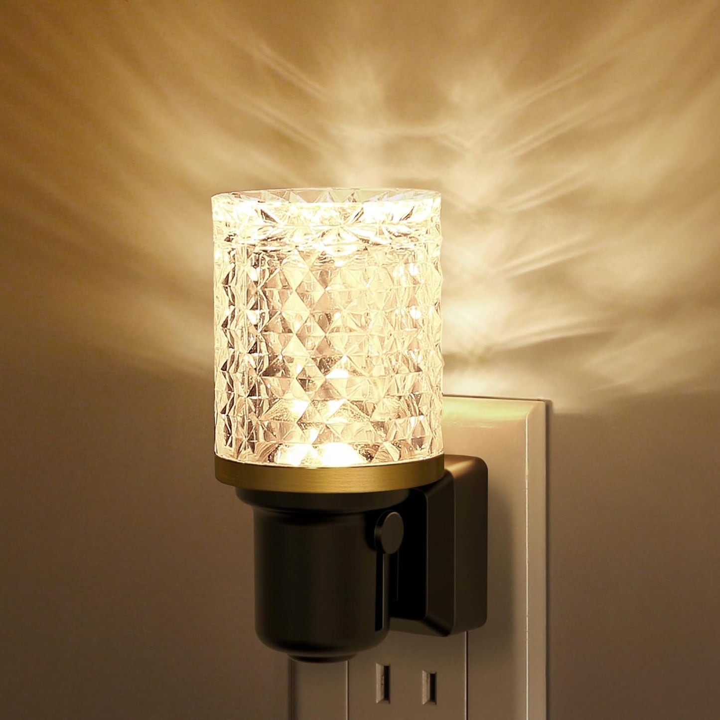 Plug-in Night Light Crystal Diamond Style