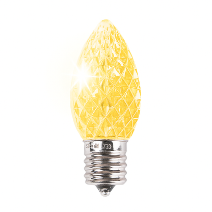 TruLit Pro - Premium Faceted LED  C9 Bulbs - Poly Carbonate - Twinkle
