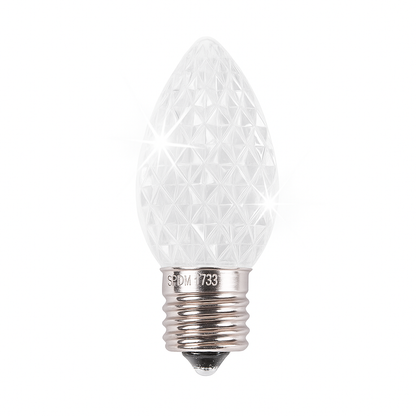 TruLit Pro - Premium Faceted LED  C7 Bulbs - Poly Carbonate- Twinkle