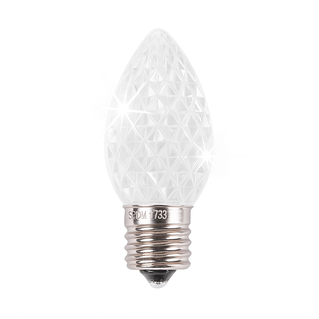 TruLit Pro - Premium Faceted LED  C9 Bulbs - Poly Carbonate - Twinkle