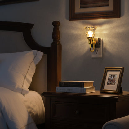 Plug-in Night Light Floral Style (Up)