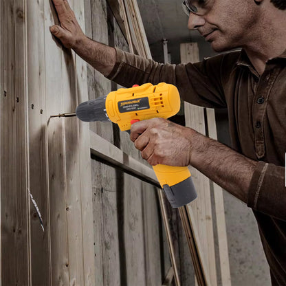 Cordless Drill/Screwdriver - 12V. 10mm Keyless Chuck. 2-Speed. Single Battery. 28Nm Torque - DMS-8501