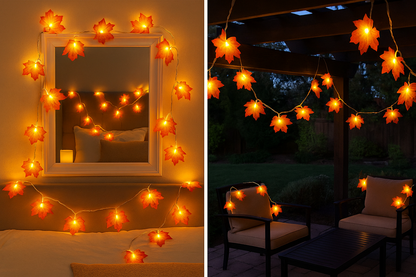 Modern White LED String Lights 3m 20 Warm White Lamps