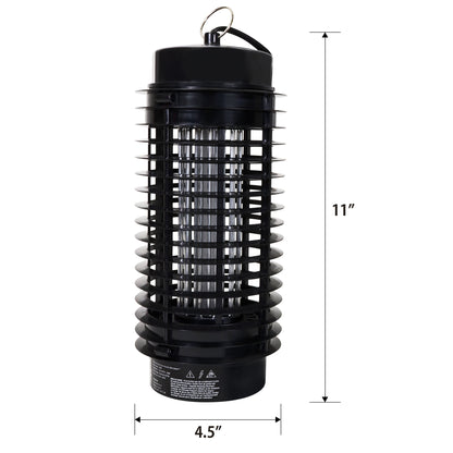 Bite Shield Electronic Flying Insect Killer AC Powered Bug Zapper Black
