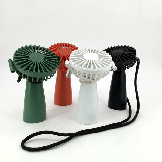 Battery-Operated Portable Neck Fan. Wholesale