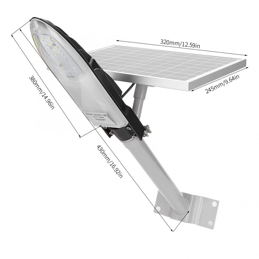 Lampadaire Solaire avec capteur micro-ondes 30 W