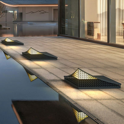 Eclairage exterieur solaire design