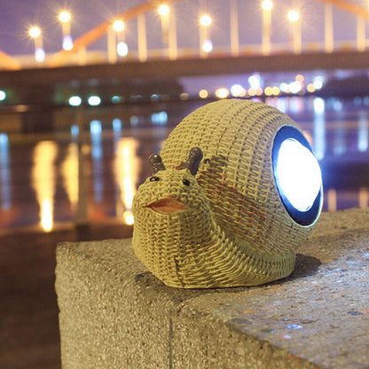 Animaux solaire Escargot lumineux de jardin