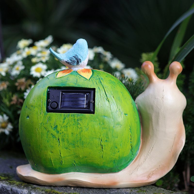 Animaux solaire extérieur Escargot lumineux