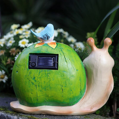 Animaux solaire extérieur Escargot lumineux
