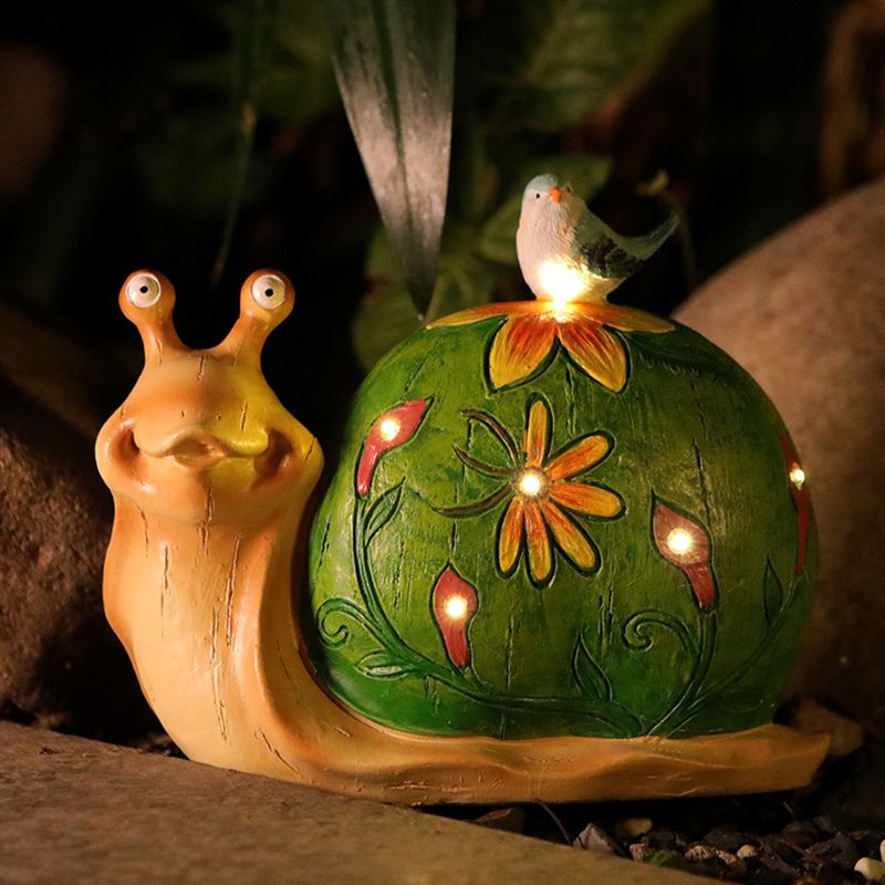 Animaux solaire extérieur Escargot lumineux