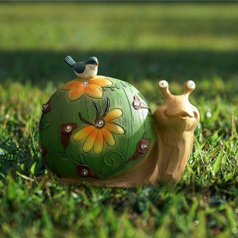 Animaux solaire extérieur Escargot lumineux