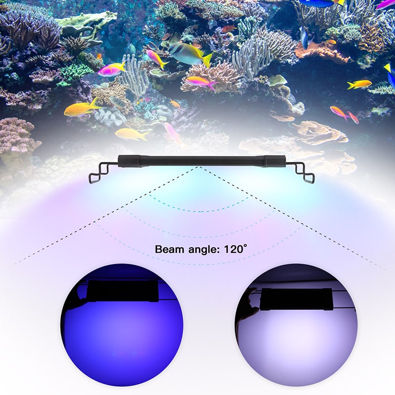 11W Splash-proof 16 Color Modes Fish Tank Lights