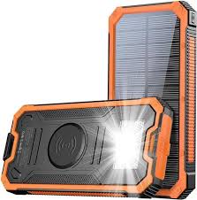 20000Mah Solar Power Bank with Flashlight