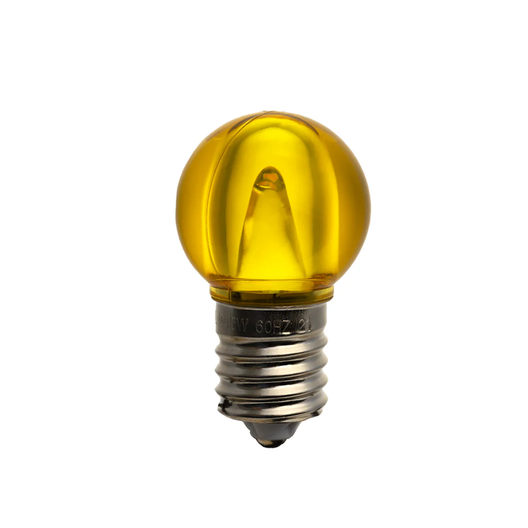 G30 - Transparent. Smooth - Warm White - E17 Base
