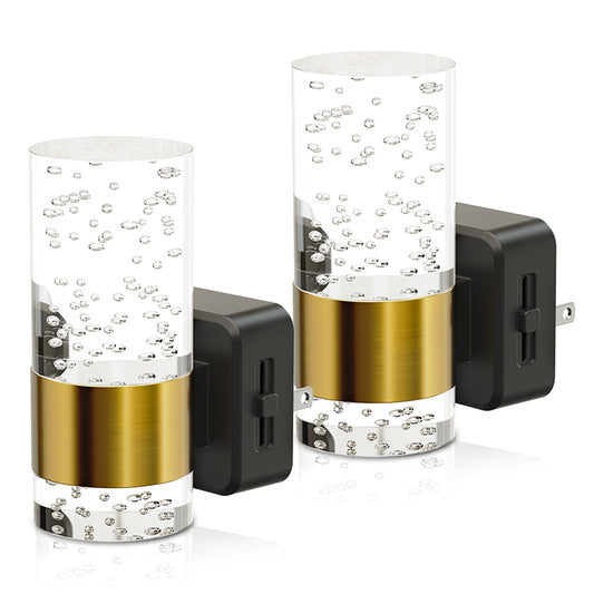 Plug-in Night Light Acrylic Bubble Style