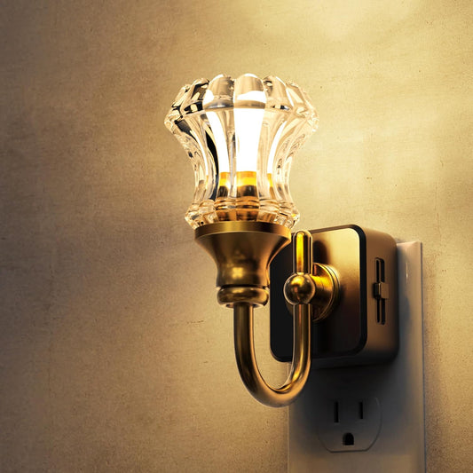 Plug-in Night Light Floral Style (Up)