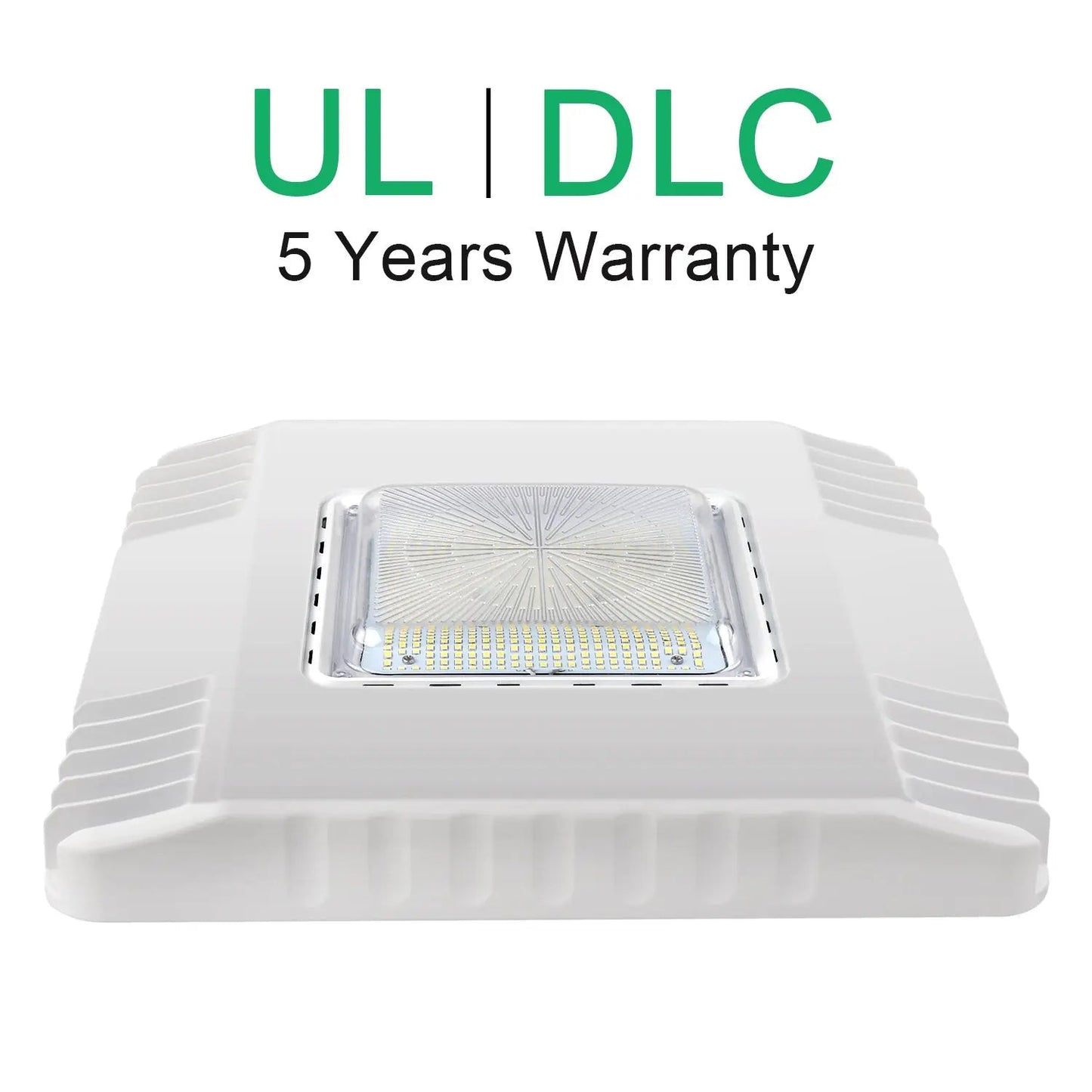 150 Watt  Led  Canopy Light-19500 Lumens-500W MH Equivalent-5700K-Surface Mount-UL DLC Listed-Gas Station Lighting