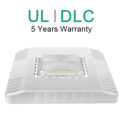 150 Watt  Led  Canopy Light-19500 Lumens-500W MH Equivalent-5700K-Surface Mount-UL DLC Listed-Gas Station Lighting