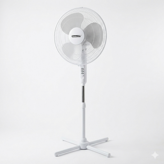 HomeRite™ 16-Inch Oscillating Stand Fan (1)