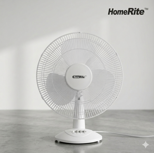 HomeRite 16-Inch Oscillating Table Fan (1)