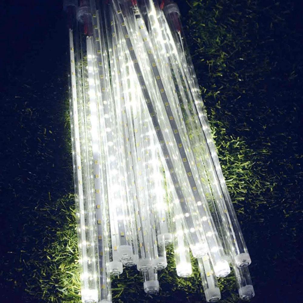 Guirlande Solaire 8 Tube LED Blanc