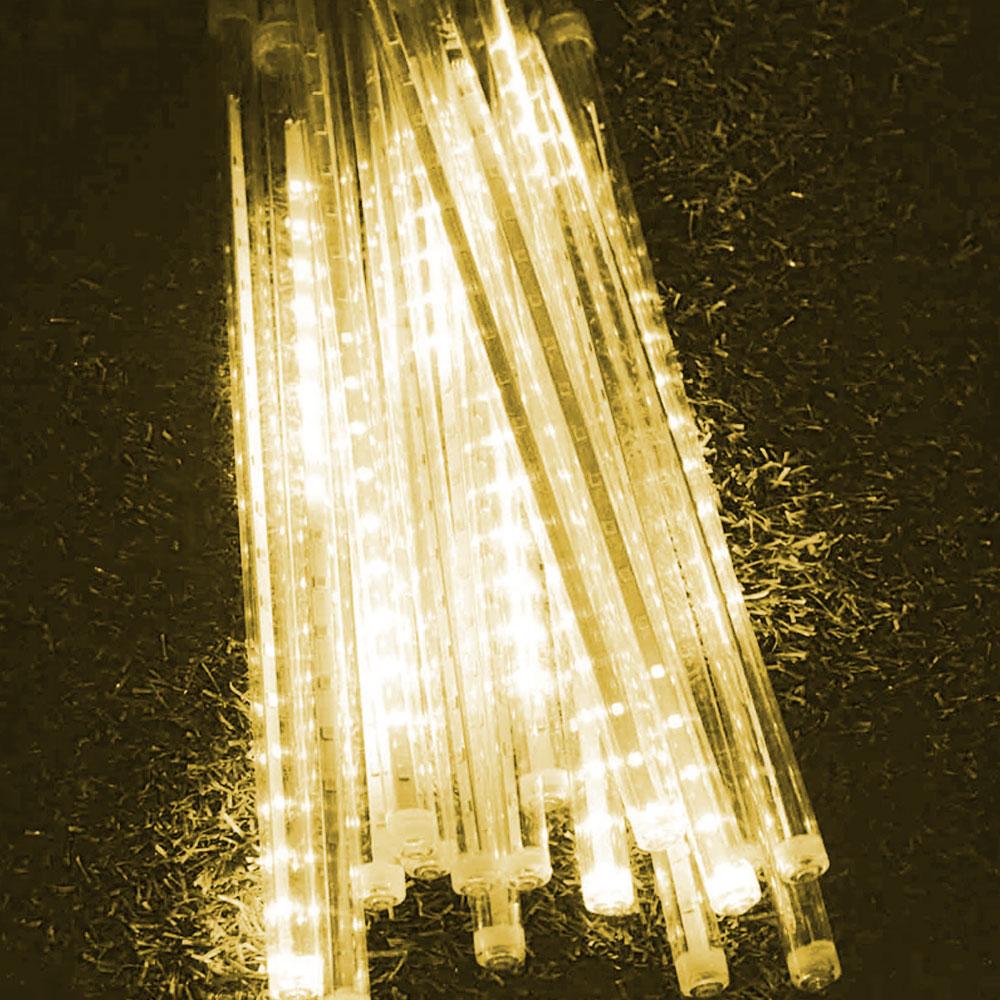 Guirlande Solaire <br> 10 Tube LED Jaune