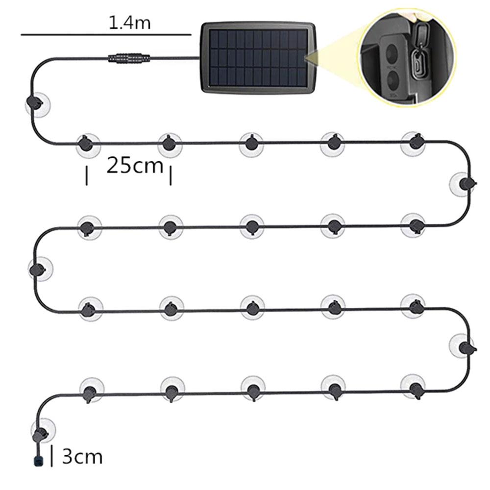 Guirlande Solaire 25 Ampoules LED G40
