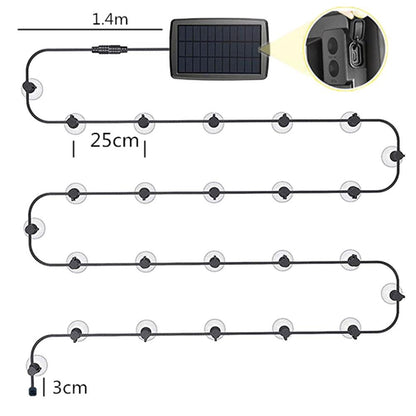 Guirlande Solaire 25 Ampoules LED G40