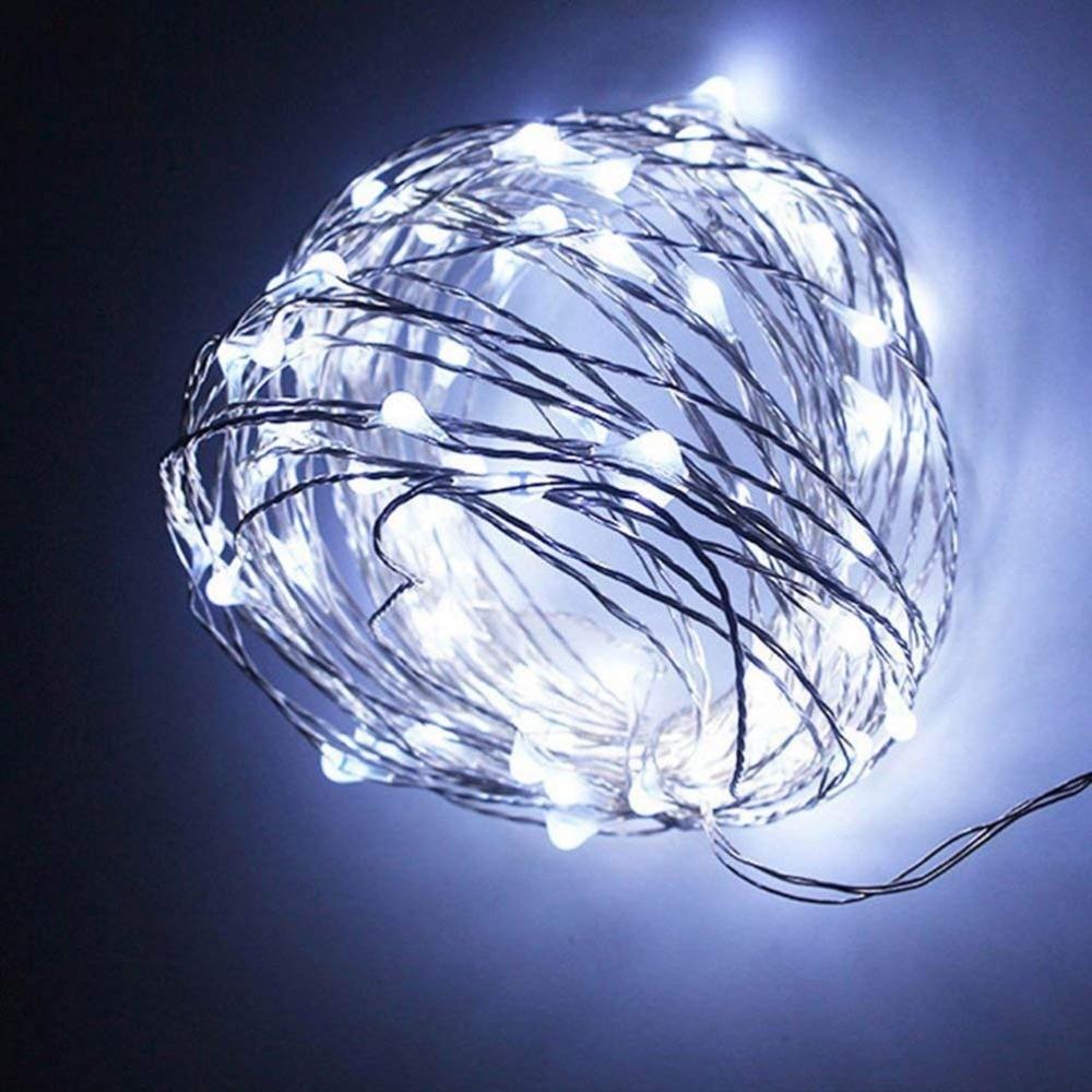 Guirlande Solaire en Fil de Cuivre 200 LED